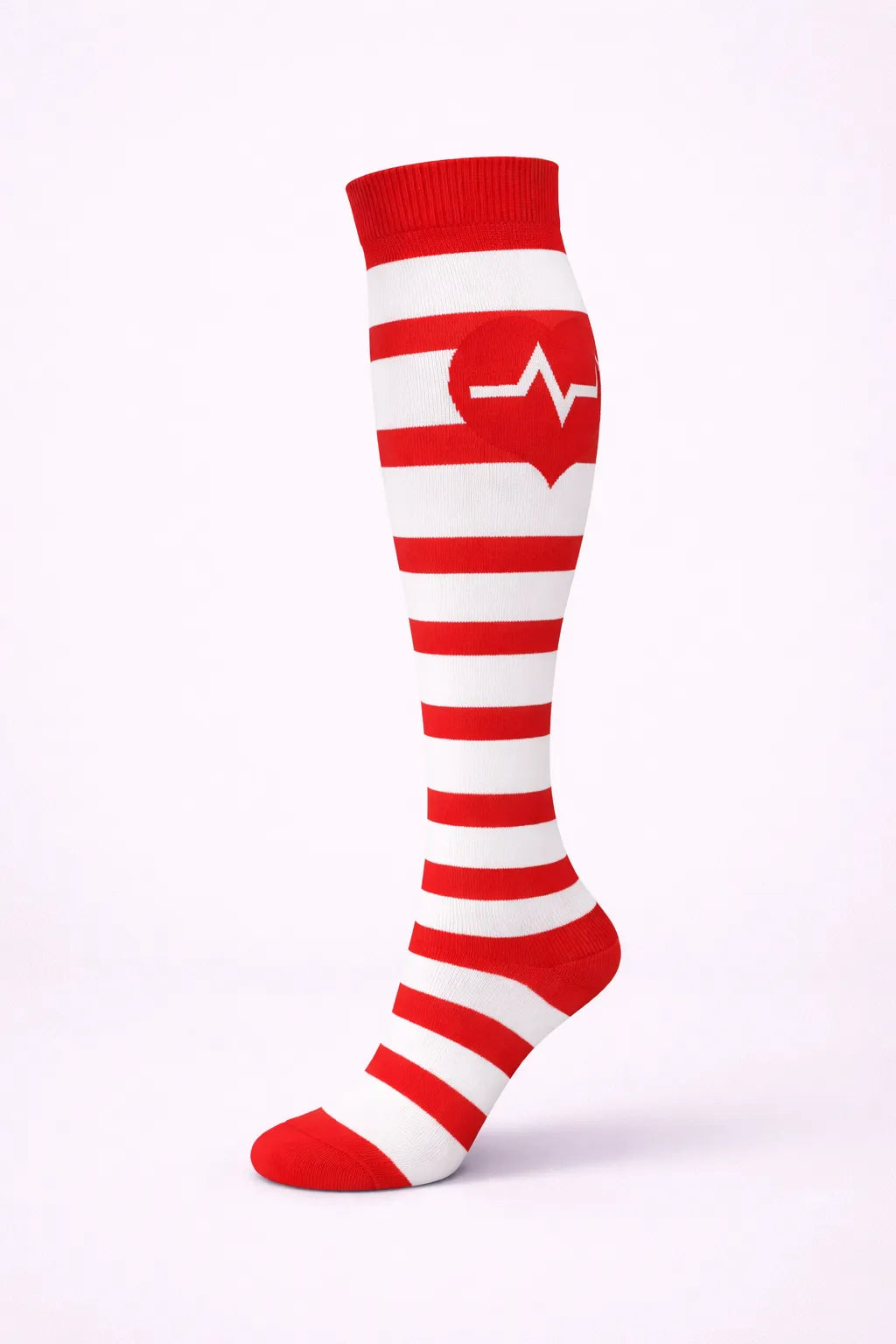 Joyful Compression – Heartbeat Stripe