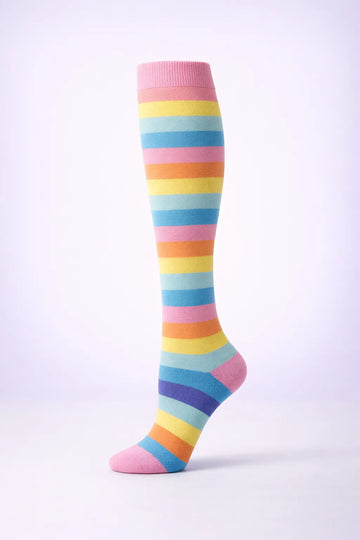 Joyful Compression – Rainbow Stripe