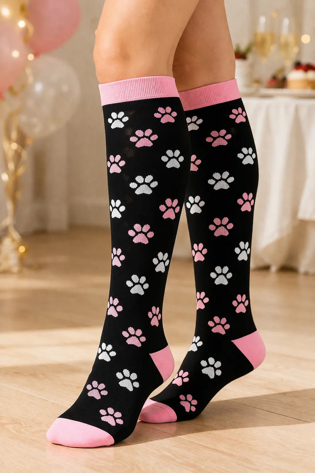 Joyful Compression – Paw Prints